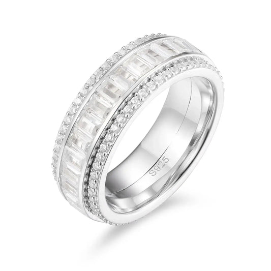 Moissanite Eternity Ring