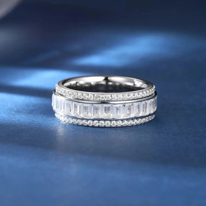 Moissanite Eternity Ring