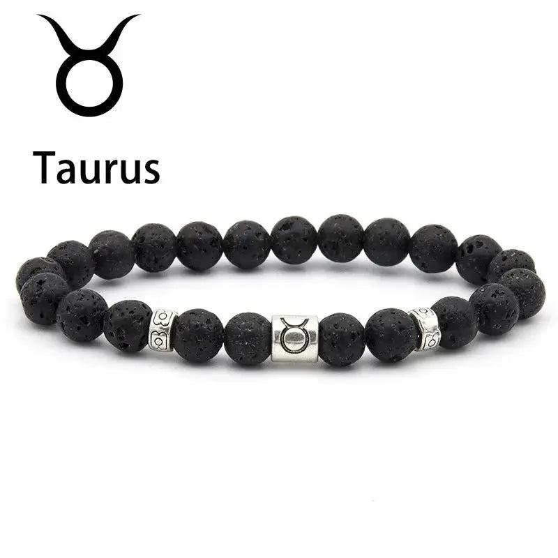 Natural Stone Zodiac Bracelet