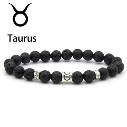 Natural Stone Zodiac Bracelet