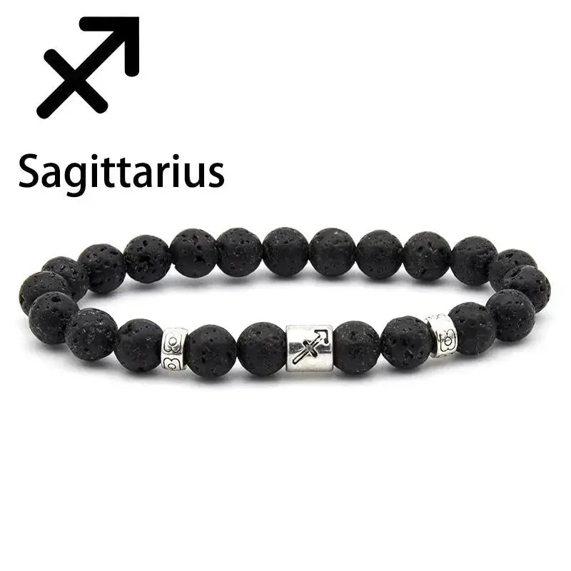 Natural Stone Zodiac Bracelet