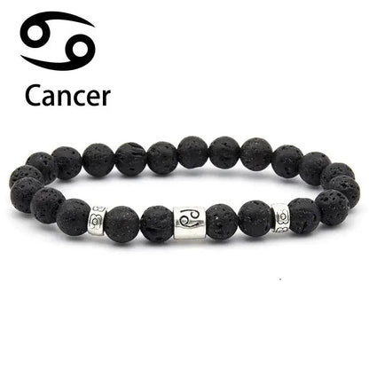 Natural Stone Zodiac Bracelet