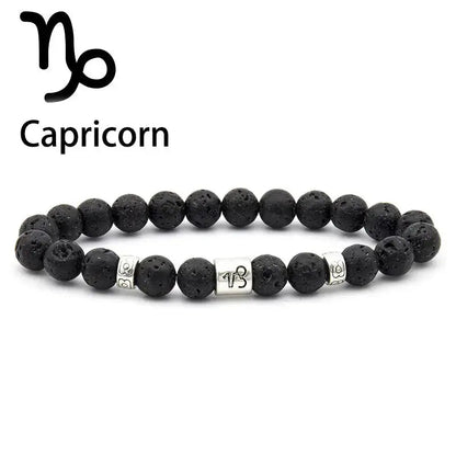 Natural Stone Zodiac Bracelet