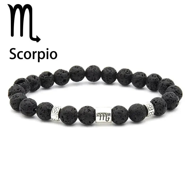 Natural Stone Zodiac Bracelet