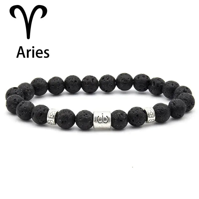 Natural Stone Zodiac Bracelet