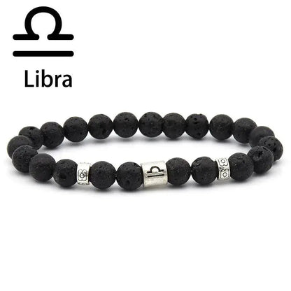 Natural Stone Zodiac Bracelet