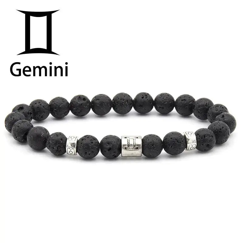 Natural Stone Zodiac Bracelet