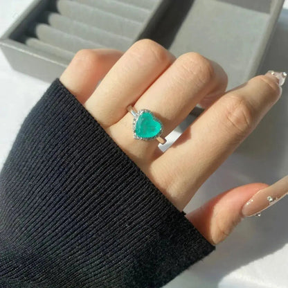 Paraiba Green Valentine Ring shop name