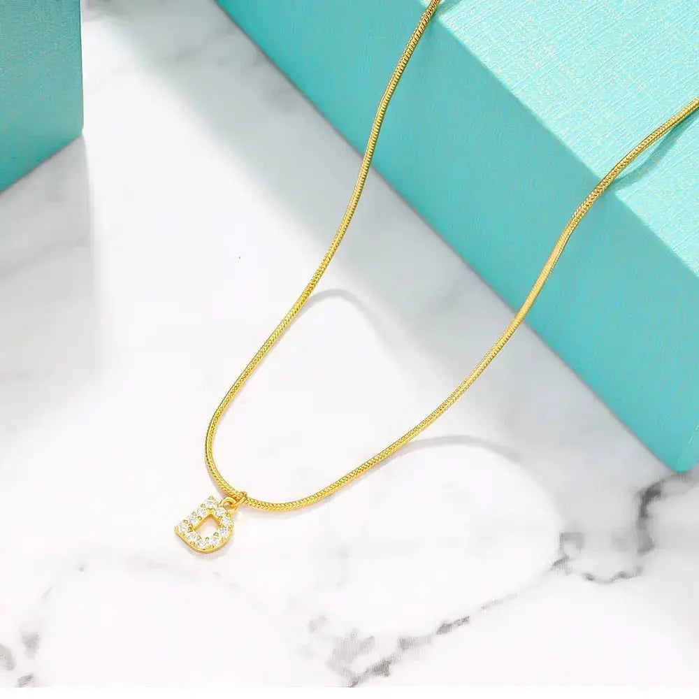 Personalized Custom Gold Choker Necklace