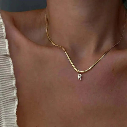 Personalized Custom Gold Choker Necklace