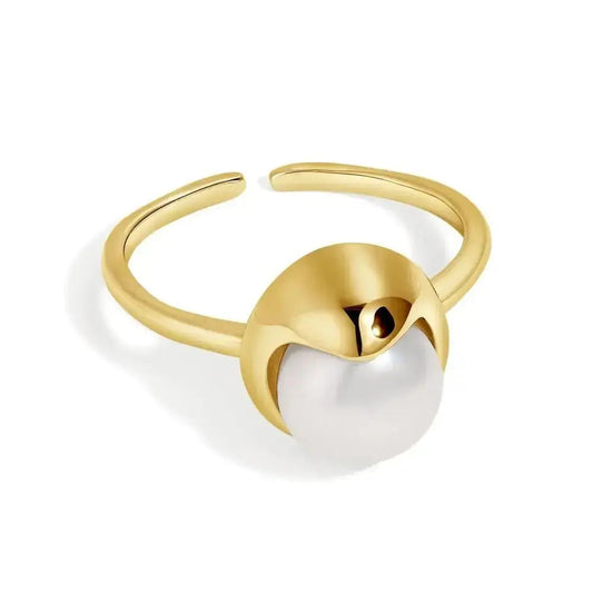 Pod Pearl Ring Adjustable