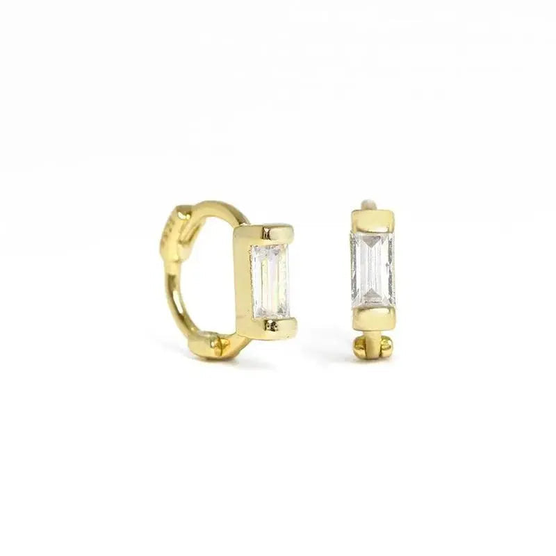 Princess Mini Huggie Earrings