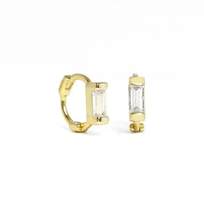 Princess Mini Huggie Earrings