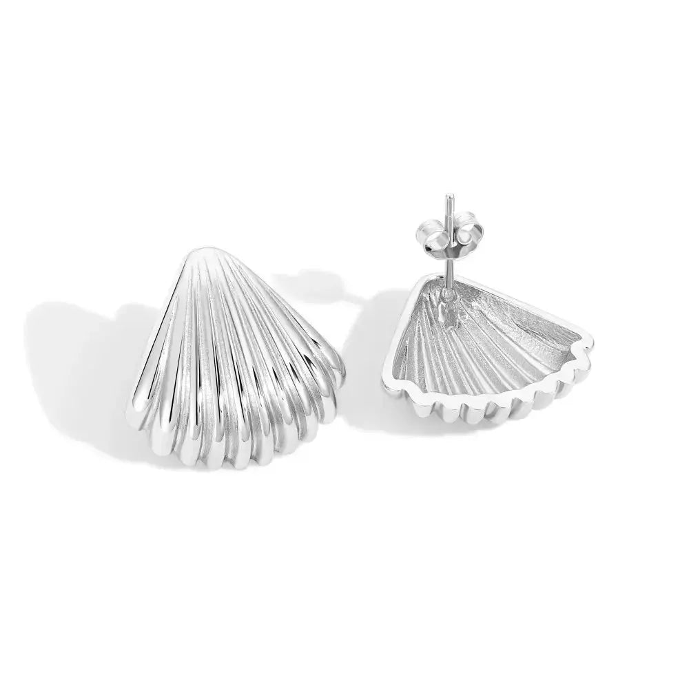 Shell Exaggerated Stud Earring shop name