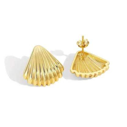 Shell Exaggerated Stud Earring shop name