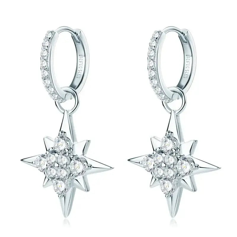 Moissanite Earrings on Sale Stars and Hoops shop name