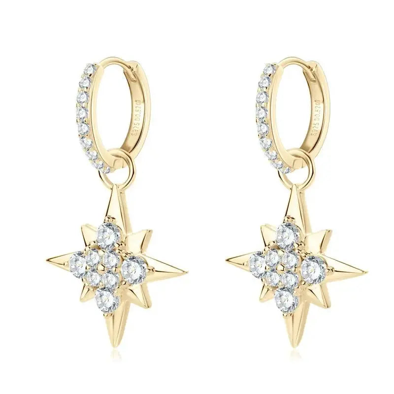 Moissanite Earrings on Sale Stars and Hoops shop name