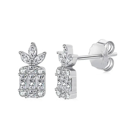 Silver Crystal Statement Earrings shop name