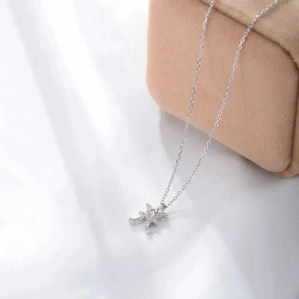 Silver Zodiac Necklace shop name