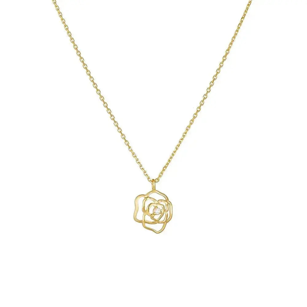 Sweet Flower Pendant Necklace shop name