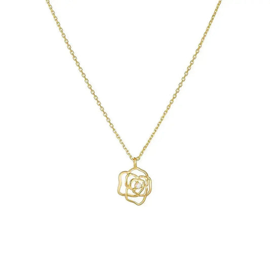 Sweet Flower Pendant Necklace