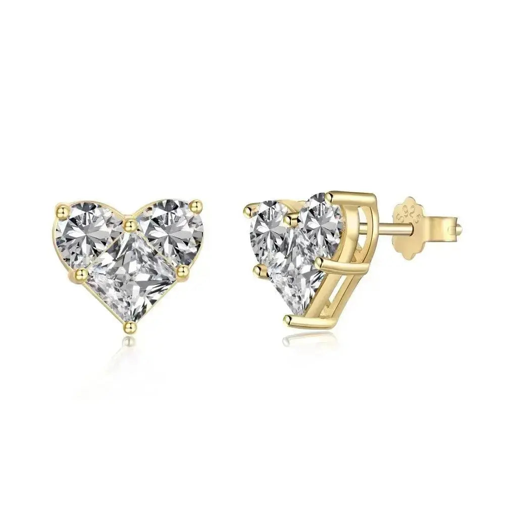 Sweet Heart Dazzle Stud Earrrings shop name