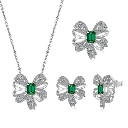 Xmas Gift Set - Emerald Bow Three Piece Set shop name